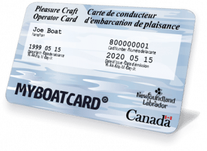 Newfoundland and Labrador Boating License